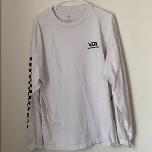 Checkered Vee Long Sleeve T-Shirt